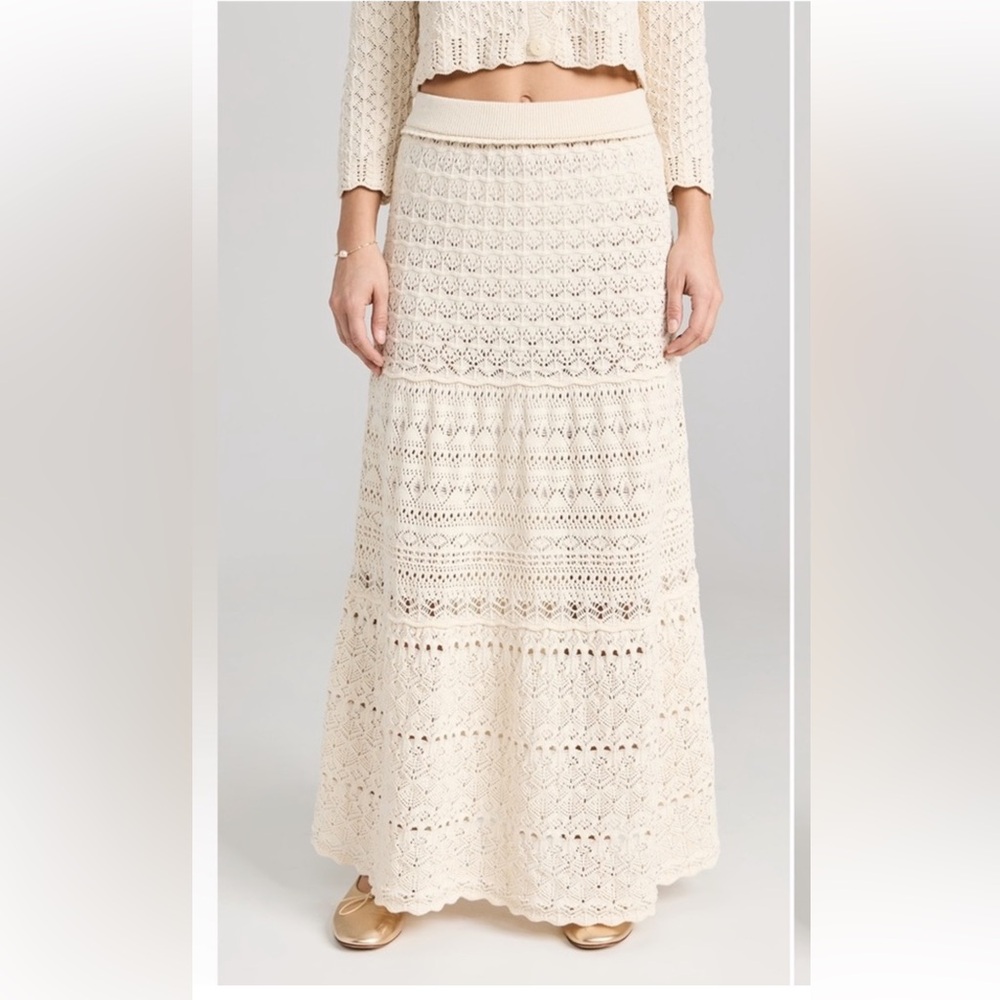 ba&sh knitted skirt size extra small
